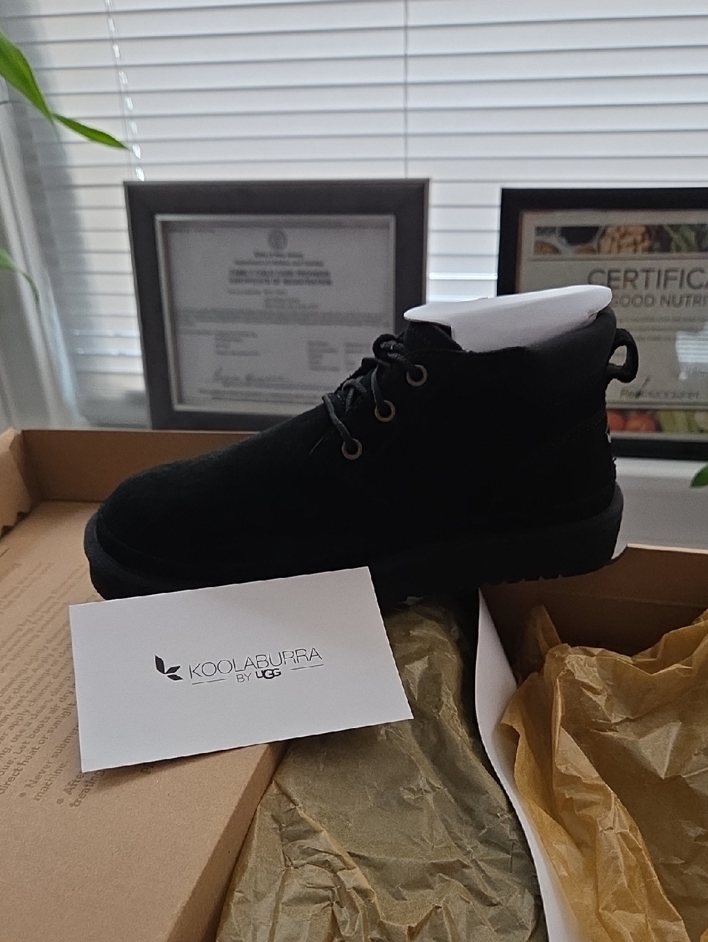 Koolaburra Black Suede Men’s Chukka Boots